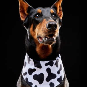 Bandana Vaquita y Nubes
